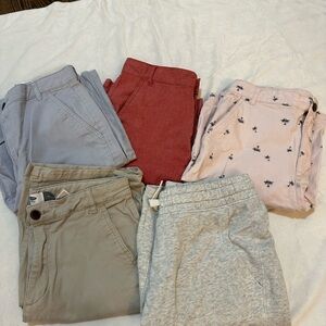 5 pairs of Boys shorts by Old Navy size 16